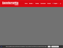 Tablet Screenshot of lambrettabikes.com