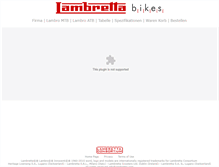 Tablet Screenshot of de.lambrettabikes.com