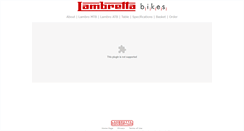 Desktop Screenshot of dk.lambrettabikes.com