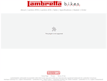 Tablet Screenshot of dk.lambrettabikes.com